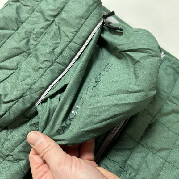 Cutter and Buck Arnold Palmer Invitational Golf Vest Mens 2XL Green Puffer Zip - Picture 7 of 11